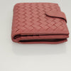 Secondhand Bottega Veneta Bifold Coin Pocket Card Holder Intrecciato Nappa