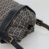Secondhand Fendi FF Logo Mon Tresor Bucket Bag Printed Shearling with