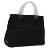 Secondhand Prada Resin Handle Tote Tessuto