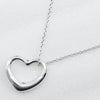 Tiffany & Co. Elsa Peretti Open Heart Pendant Necklace Sterling Silver