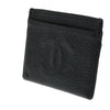 Secondhand Chanel Logo CC Card case Grained