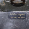 Salvatore Ferragamo Vintage Gancini Chain Shoulder Bag Patent Leather