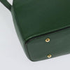 Secondhand Celine Shoulder Bag Green Leather Bags