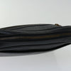 Secondhand Burberry Zip Clutch Black Leather Accessories