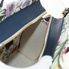 Prada Floral Open Tote Printed Denim
