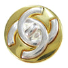 Secondhand Chanel Round CC Turnlock Clip-On Earrings