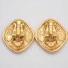 Chanel CC Rhombus Clip-On Earrings Metal