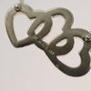 Tiffany & Co. Triple Heart Pendant Necklace Sterling Silver