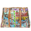 Secondhand Prada Venice Belted Tote Printed Canvas and