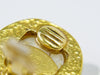Secondhand Chanel CC Earring Metal with Resin and Faux