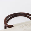 Chanel Vintage Wooden Ring Tote Caviar