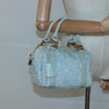 Secondhand Fendi Boston Bag Blue Denim Jeans Bags