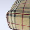 Secondhand Burberry Top Handle Tote Haymarket