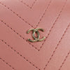 Chanel La Pausa Evening Bag Chevron Leather