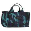 Secondhand Prada Canapa Convertible Tote Printed