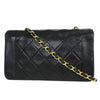 Chanel Vintage CC Chain Flap Bag Quilted Lambskin