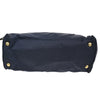 Prada Zip Convertible Shopping Tote Tessuto with Saffiano Leather