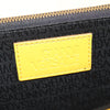 Secondhand Versace Wristlet Pouch Yellow Leather Accessories