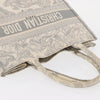 Christian Dior Book Tote Embroidered Canvas