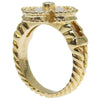 Van Cleef & Arpels Vintage Alhambra Ring 18K Yellow Gold with Diamond