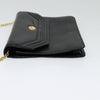 Christian Dior Vintage Chain Flap Shoulder Bag Leather