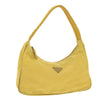Secondhand Prada Hobo Tessuto Yellow Nylon Accessories