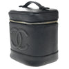 Chanel Vintage Timeless Cosmetic Case Caviar