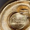 Secondhand Chanel Vintage CC Logo Round Clip on Earrings Textured