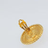 Secondhand Chanel Vintage Round Clip-On Earrings Metal with Faux