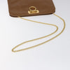 Salvatore Ferragamo Vintage Gancini Chain Shoulder Bag Leather