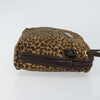 Bottega Veneta Vintage Shoulder Bag Leopard Print