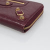 Balenciaga Classic Continental Zip Around Wallet Leather