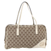 Gucci New Britt Boston Bag GG Canvas