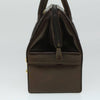 Fendi Vintage Top Handle Lock Box Bag Zucca Canvas