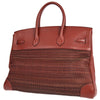 Hermes Birkin Handbag Red Crinoline Taurillon Clémence