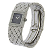 Secondhand Chanel Matelasse Quartz Watch Stainless Steel with Diamond Bezel