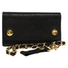 Chanel Classic Card Holder on Chain Wristlet Leather