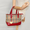 Secondhand Burberry Nova Handbag Check Pattern