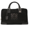Secondhand Loewe Amazona Bag Black Suede Bags