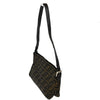 Fendi Vintage Pocket Shoulder Bag Zucca Canvas