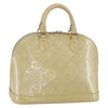 Louis Vuitton Alma Handbag Monogram Vernis