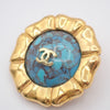 Secondhand Chanel Vintage CC Round Button Clip-On Earrings