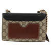 Gucci Padlock Shoulder Bag GG Coated Canvas and Leather
