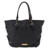 Secondhand Burberry Vintage Tote Black Leather Accessories