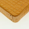 Chanel Chocolate Bar CC Tote Quilted Patent