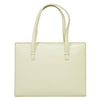 Secondhand Loewe Anagram handbag White Leather Bags