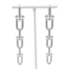 Tiffany & Co. HardWear Graduated Link Earrings Sterling Silver
