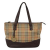 Secondhand Burberry Nova Check Tote canvas check pattern