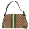 Gucci Horsebit Web Flap Shoulder Bag GG Canvas