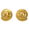 Secondhand Chanel CC Round Earrings